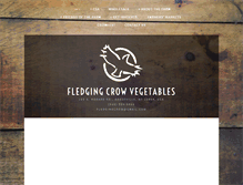 Tablet Screenshot of fledgingcrow.com